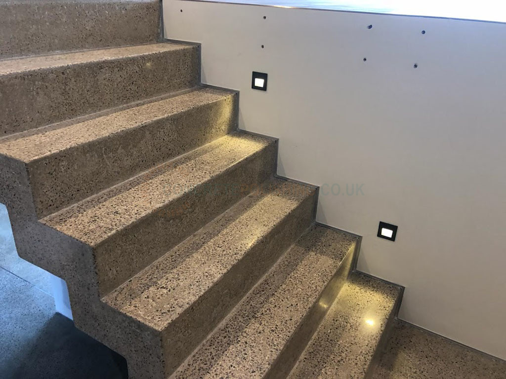 Polished Concrete Stairs Premier Concrete Polishing Services