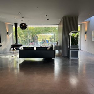 Grey Polished Concrete Flooiring