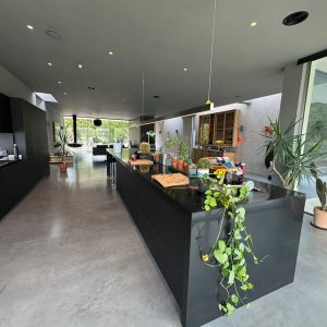 Grey Polished Concrete Flooring