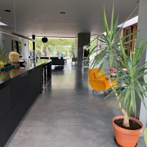 Grey Polished Concrete Flooring