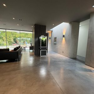 Grey Polished Concrete Flooring